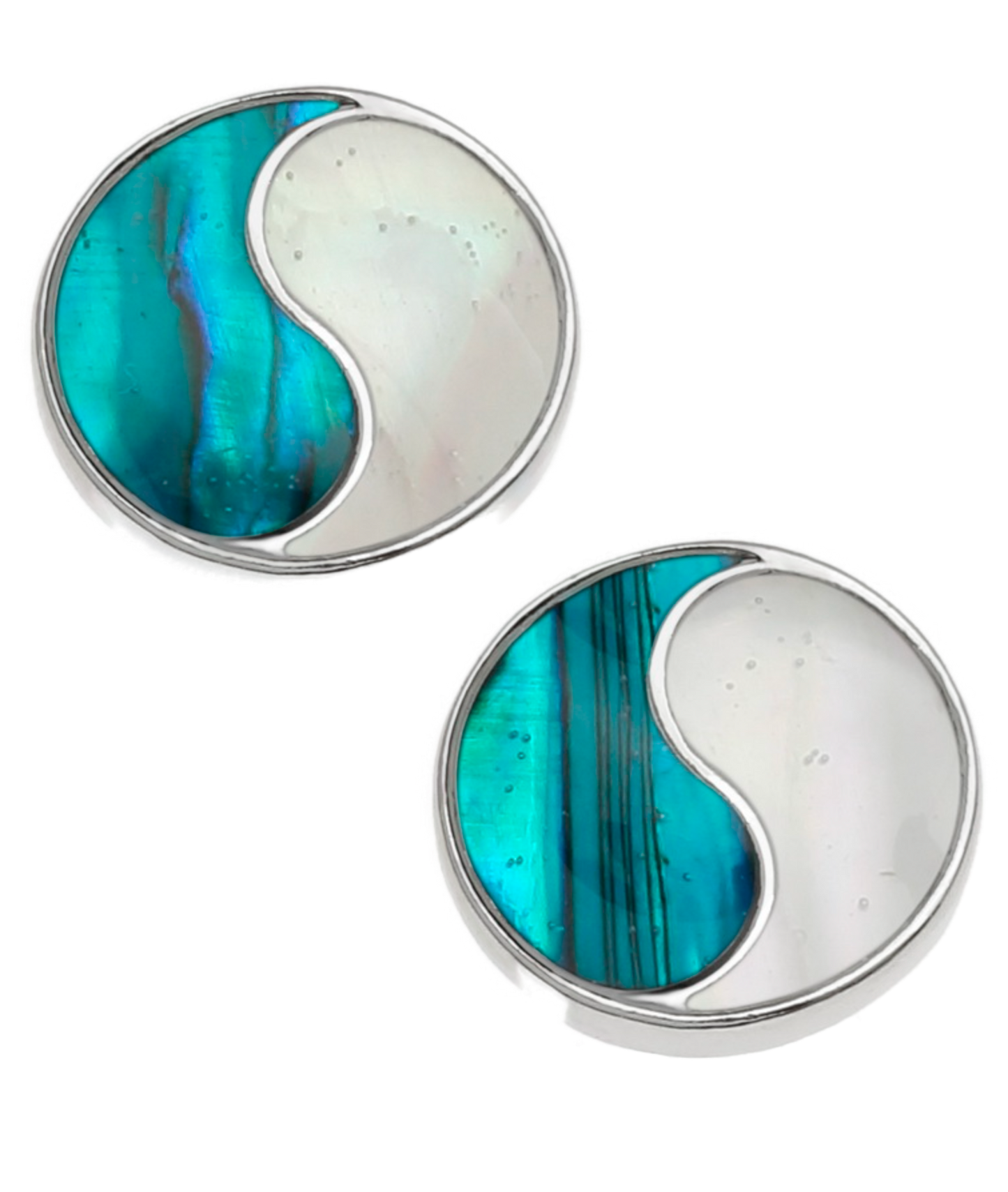Yin Yang Stud Earrings