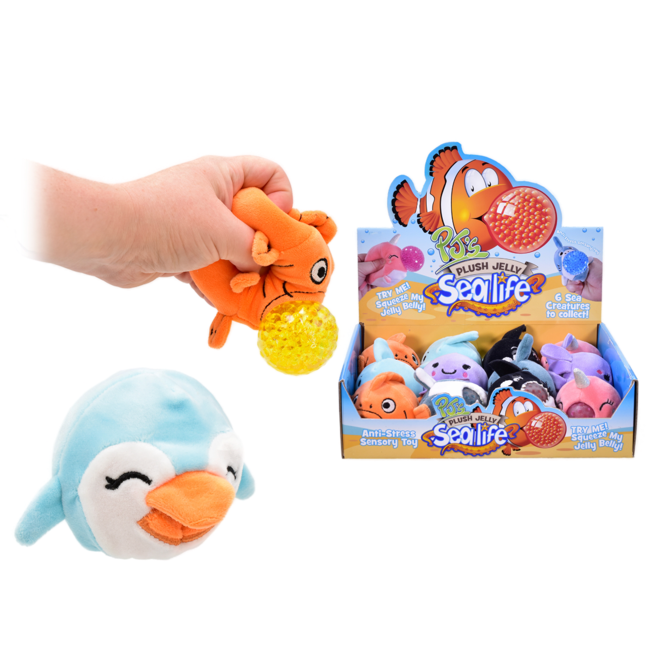 Sealife Plush Jelly Squeezer
