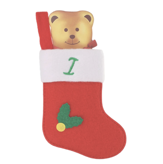 Personalised Mini Christmas Stocking - Alphabet