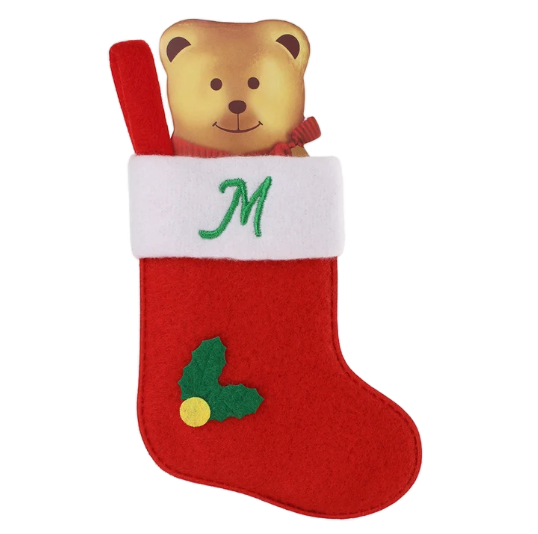 Personalised Mini Christmas Stocking - Alphabet