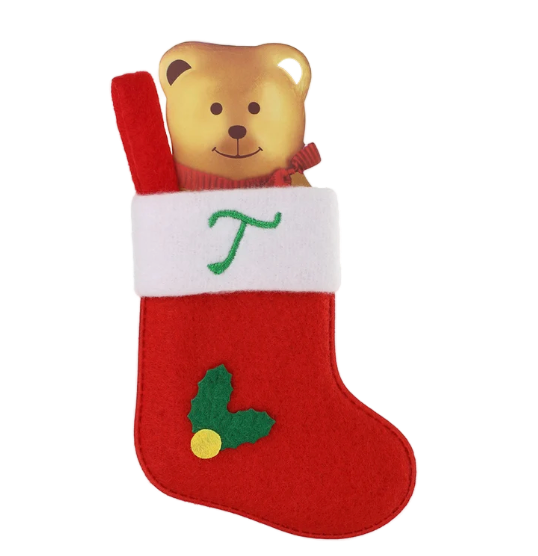 Personalised Mini Christmas Stocking - Alphabet