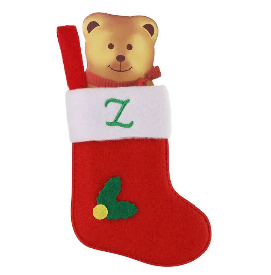 Personalised Mini Christmas Stocking - Alphabet
