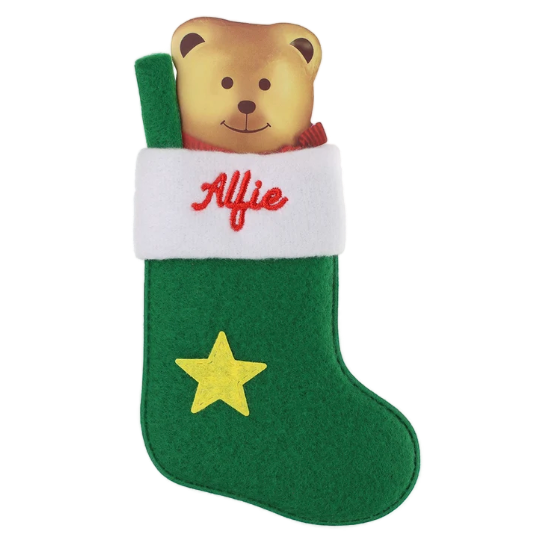 Personalised Mini Christmas Stocking - Names A-D