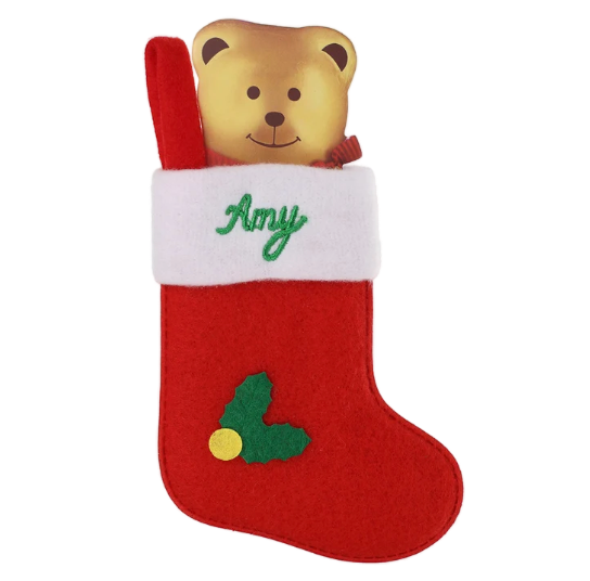 Personalised Mini Christmas Stocking - Names A-D