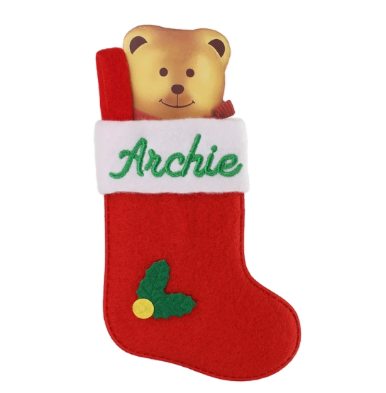 Personalised Mini Christmas Stocking - Names A-D