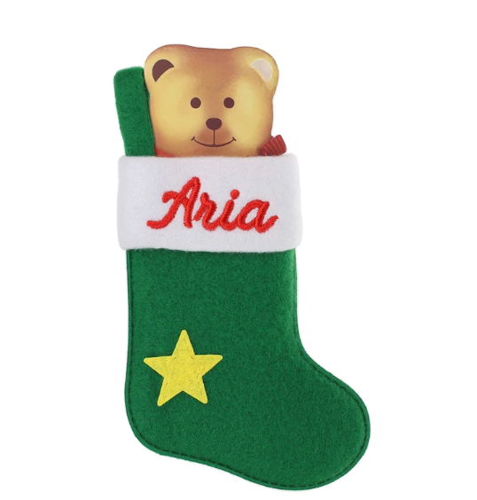 Personalised Mini Christmas Stocking - Names A-D