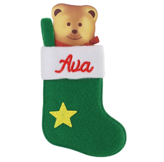 Personalised Mini Christmas Stocking - Names A-D