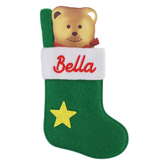 Personalised Mini Christmas Stocking - Names A-D