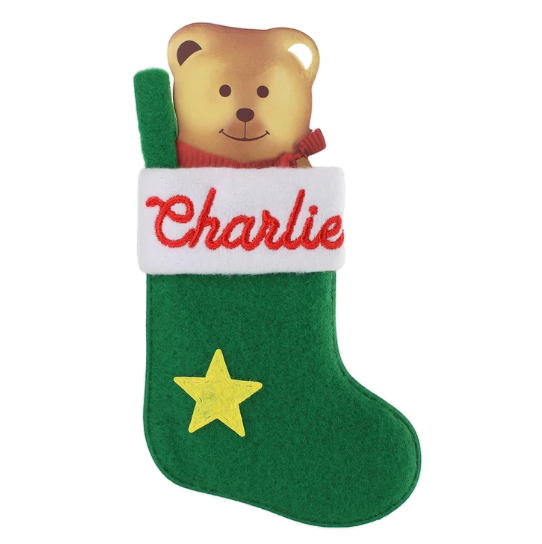 Personalised Mini Christmas Stocking - Names A-D