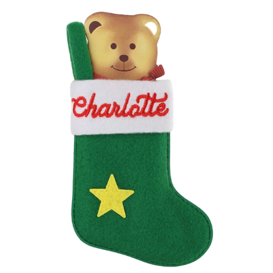 Personalised Mini Christmas Stocking - Names A-D