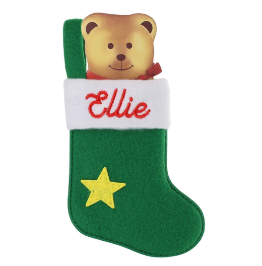 Personalised Mini Christmas Stocking - Names E-G
