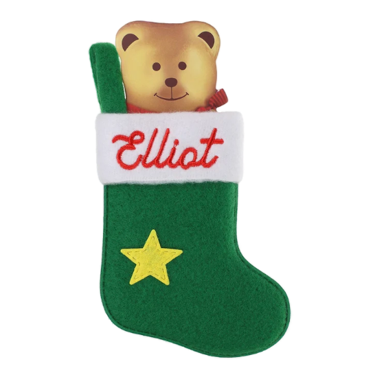 Personalised Mini Christmas Stocking - Names E-G