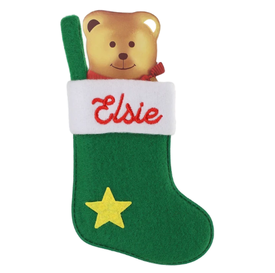 Personalised Mini Christmas Stocking - Names E-G