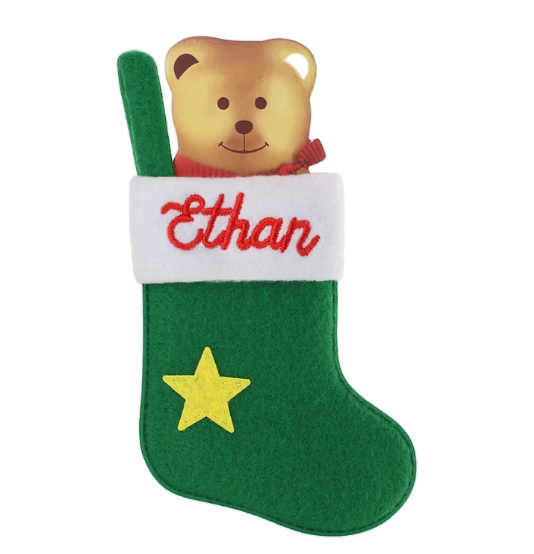 Personalised Mini Christmas Stocking - Names E-G