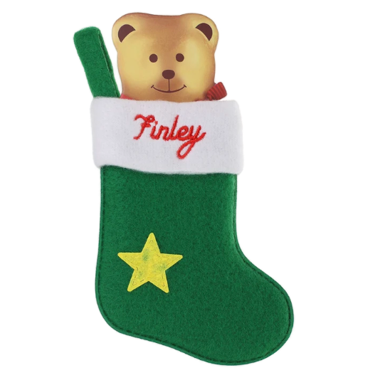 Personalised Mini Christmas Stocking - Names E-G