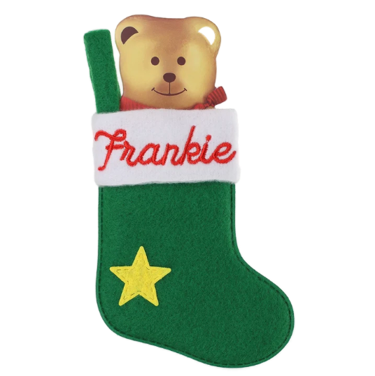 Personalised Mini Christmas Stocking - Names E-G