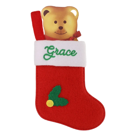 Personalised Mini Christmas Stocking - Names E-G