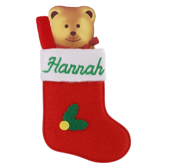 Personalised Mini Christmas Stocking - Names H-J