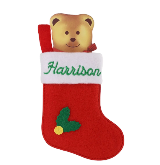 Personalised Mini Christmas Stocking - Names H-J