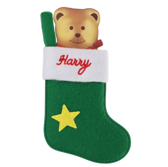 Personalised Mini Christmas Stocking - Names H-J