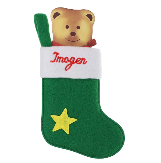 Personalised Mini Christmas Stocking - Names H-J