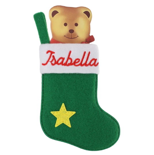 Personalised Mini Christmas Stocking - Names H-J