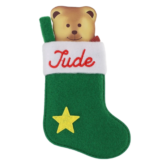 Personalised Mini Christmas Stocking - Names H-J
