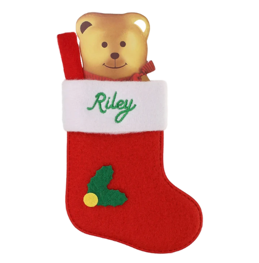 Personalised Mini Christmas Stocking - Names R-Z