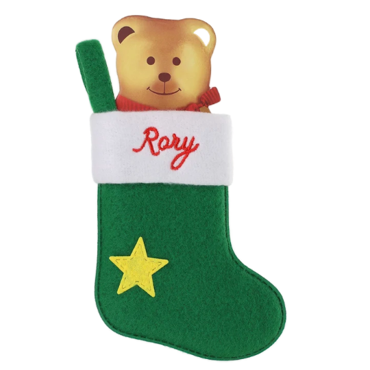 Personalised Mini Christmas Stocking - Names R-Z