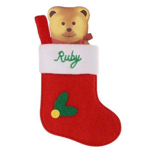 Personalised Mini Christmas Stocking - Names R-Z