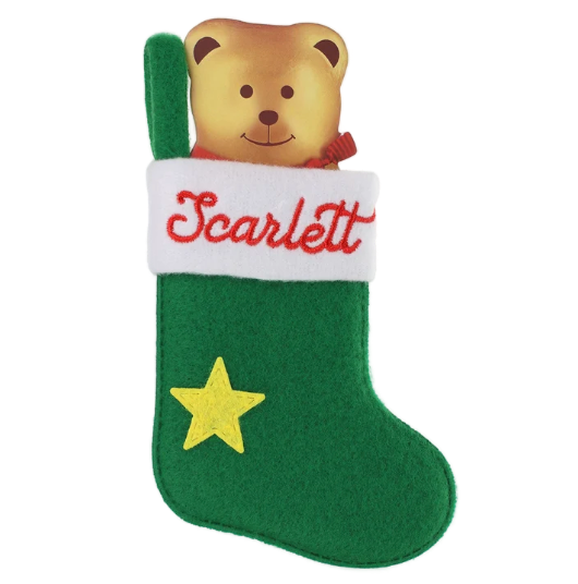 Personalised Mini Christmas Stocking - Names R-Z