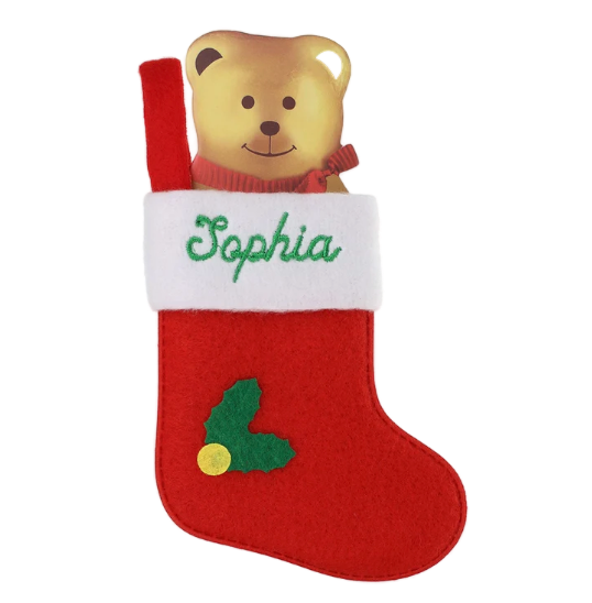 Personalised Mini Christmas Stocking - Names R-Z