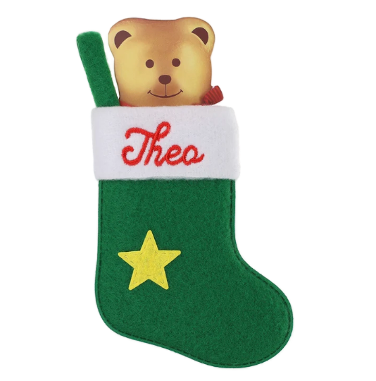 Personalised Mini Christmas Stocking - Names R-Z