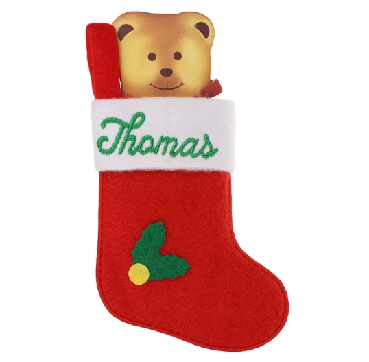 Personalised Mini Christmas Stocking - Names R-Z