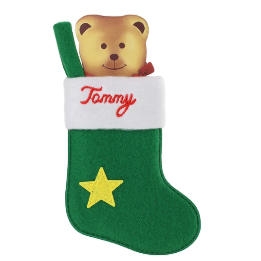 Personalised Mini Christmas Stocking - Names R-Z