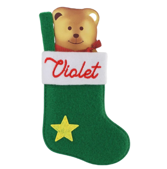 Personalised Mini Christmas Stocking - Names R-Z