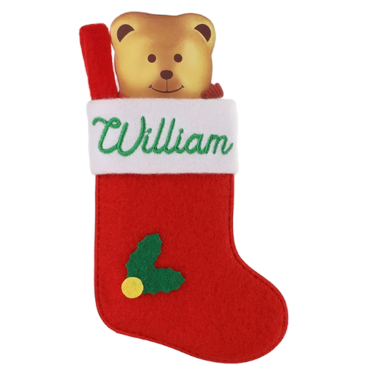 Personalised Mini Christmas Stocking - Names R-Z