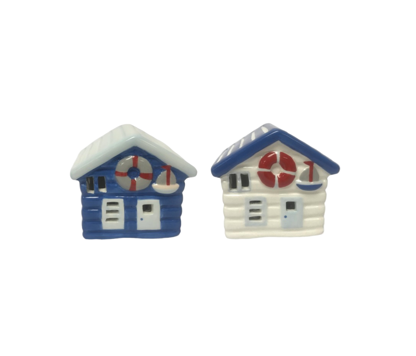 Ceramic Beach Hut LED Light - Small - 2 Assorted Styles