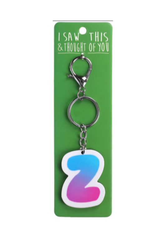 I Saw This Keyring - Initials