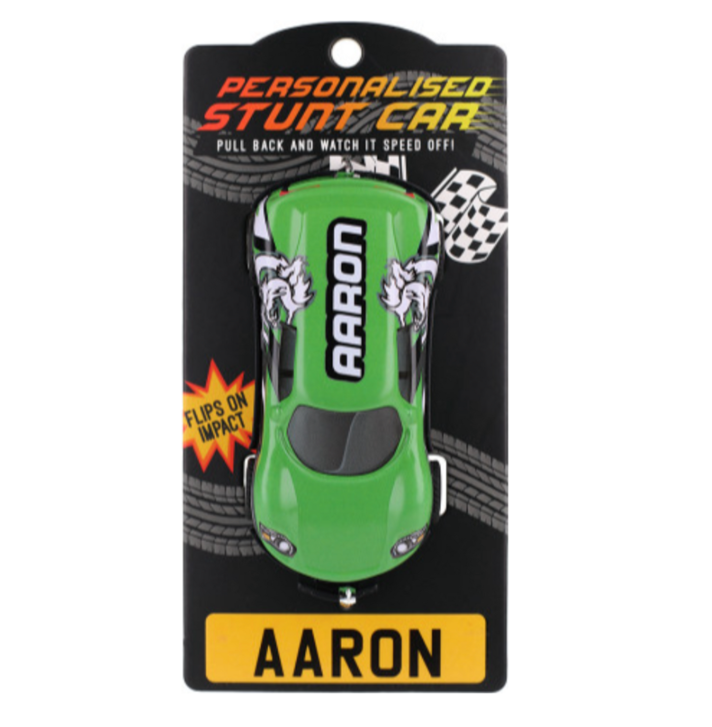 Personalised Toy Car - Names starting with A-F