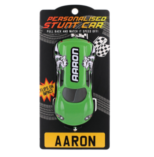Personalised Toy Car - Names starting with A-F