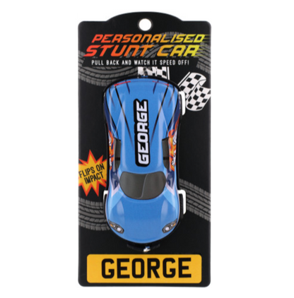 Personalised Toy Car - Names starting with G-J