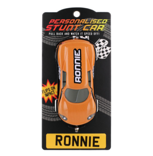 Personalised Toy Car - Names starting with R-Z