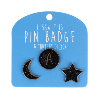 Pin Badges - Initials (Letters)