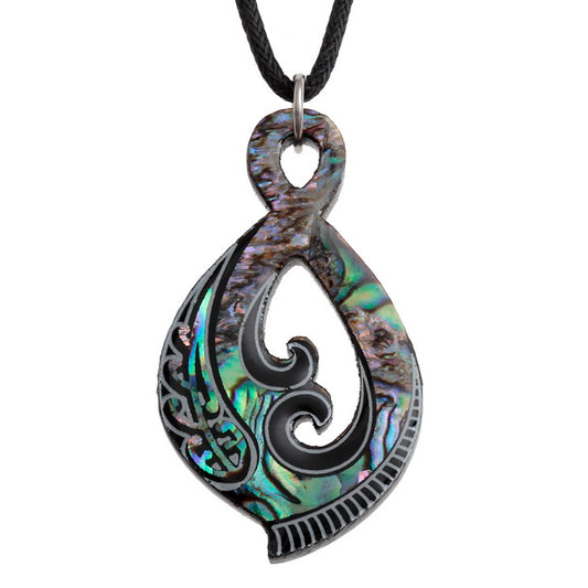 Maori pikorua twist necklace