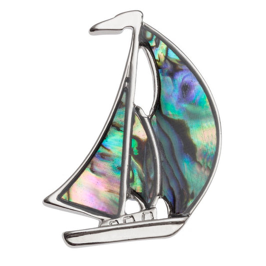 Sailboat brooch