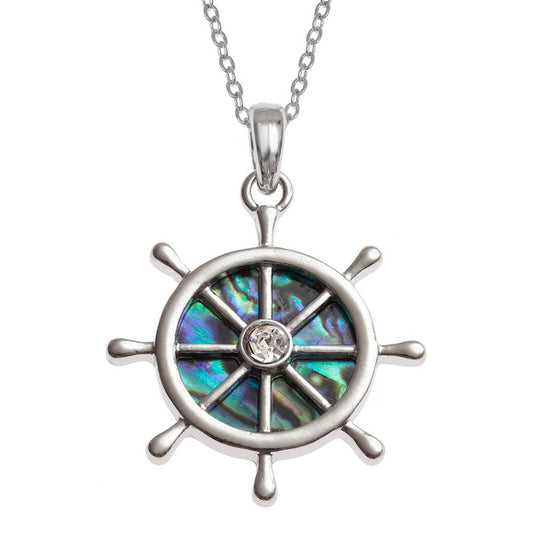 Shipwheel necklace