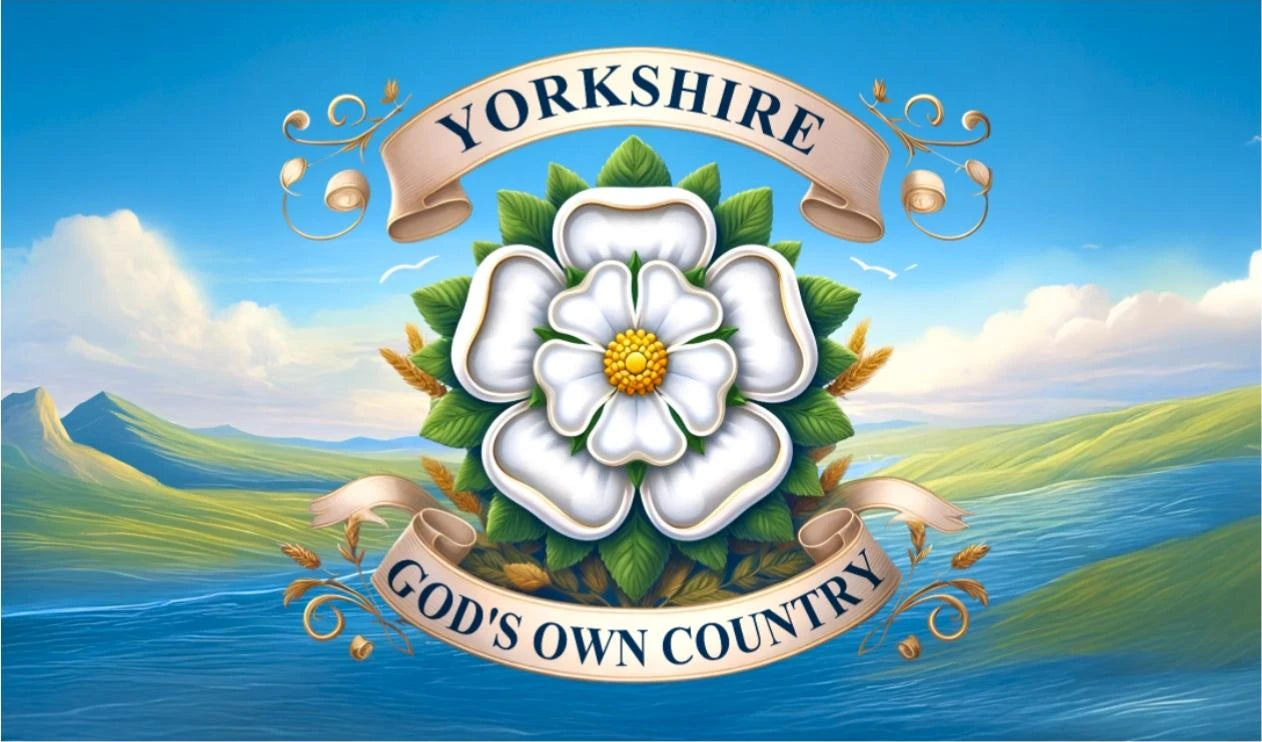 Yorkshire (God’s Own Country) 5’x3′ Flag