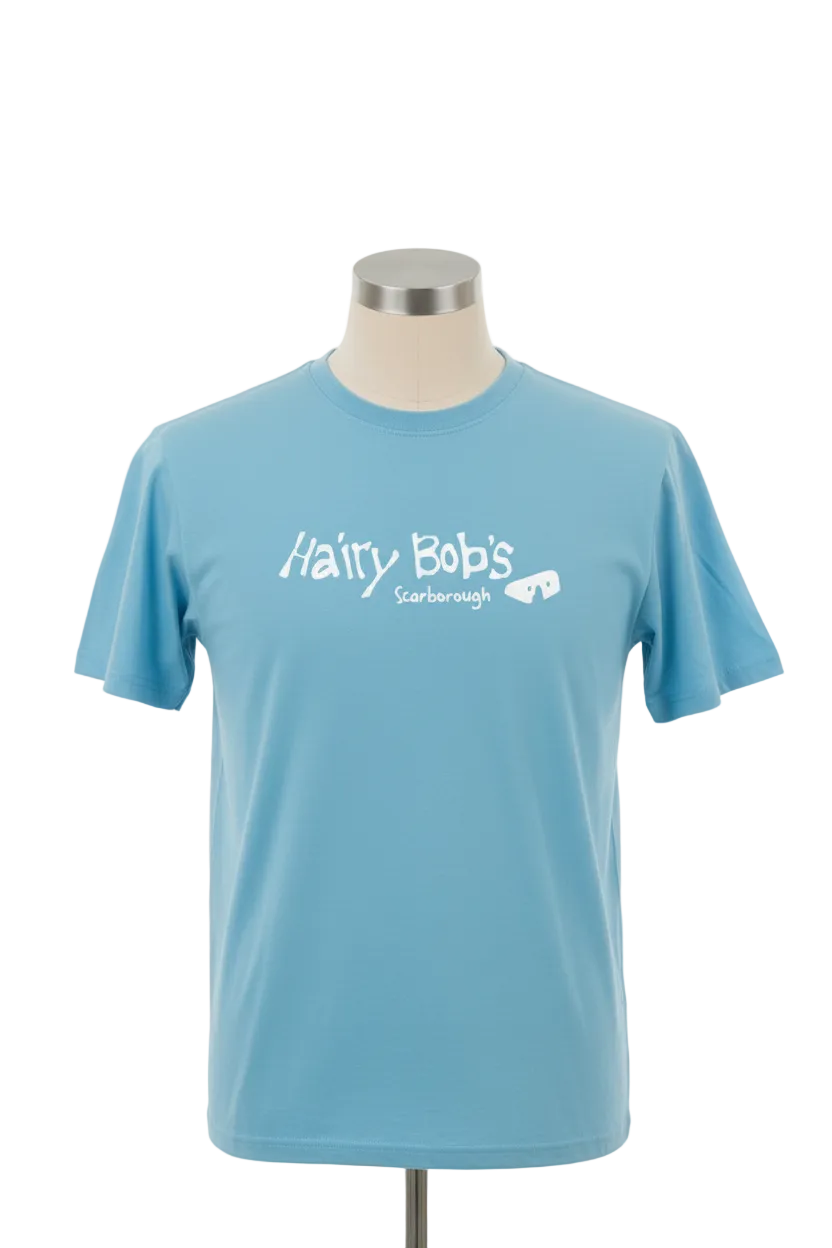 Full studio shot - Sky Blue T-Shirt