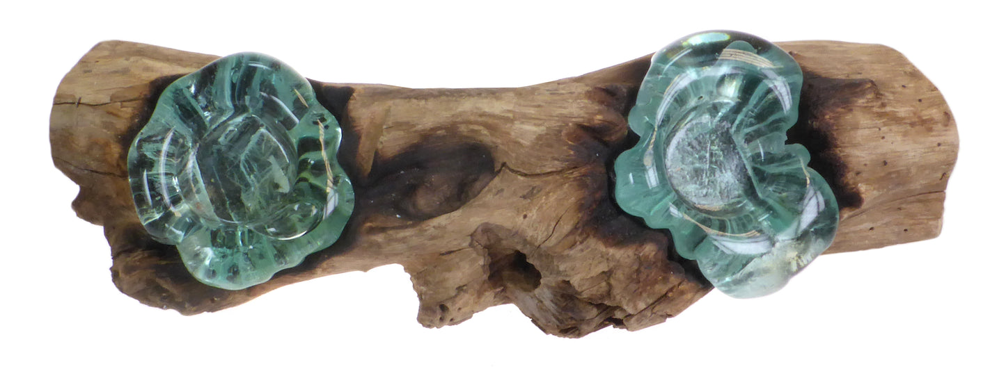 Driftwood Glass Tealight (Double)